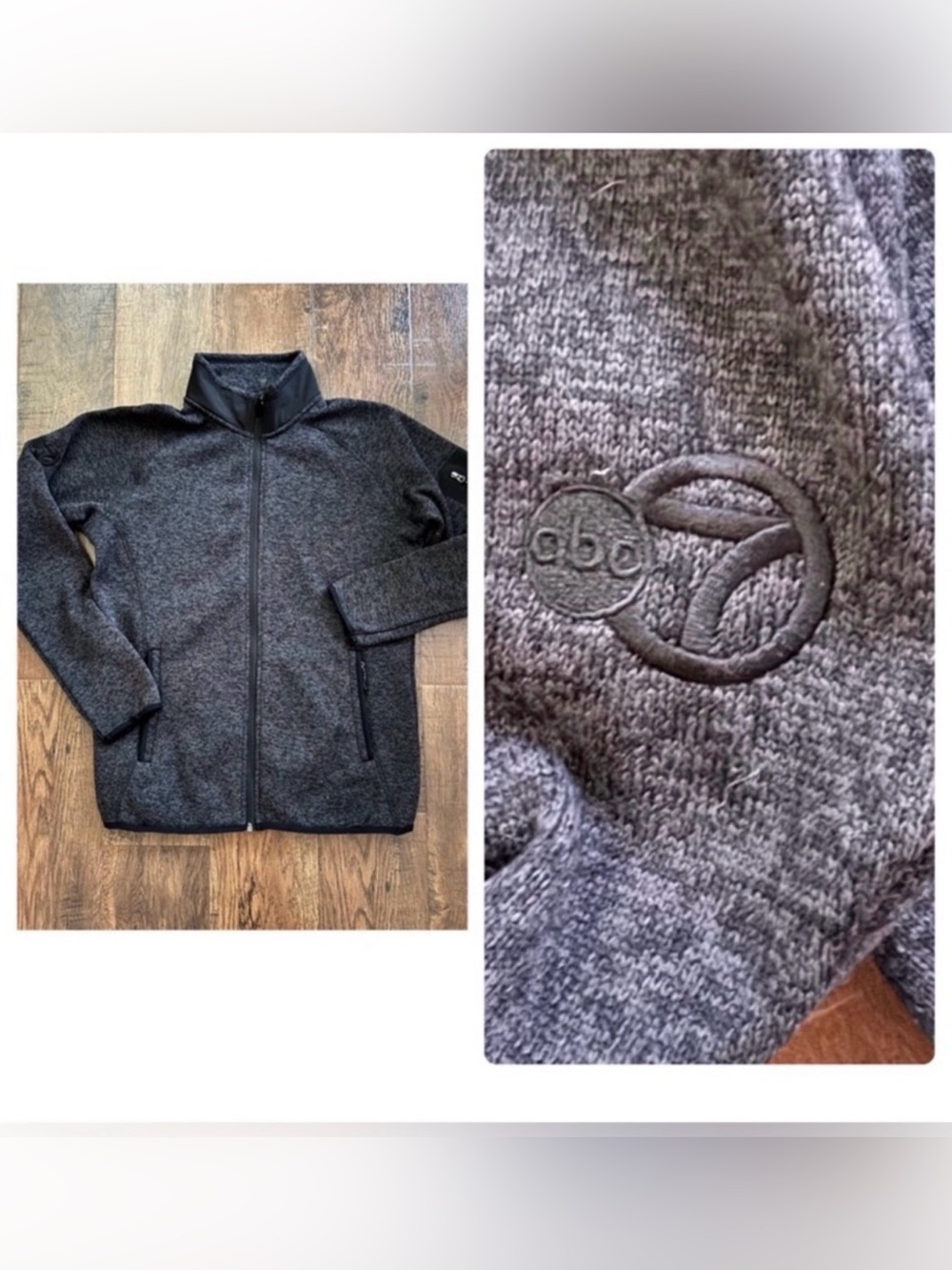 FOSSA Apparel zipper unisex sweatshirt, ABC CHANNEL 7, swag, size M